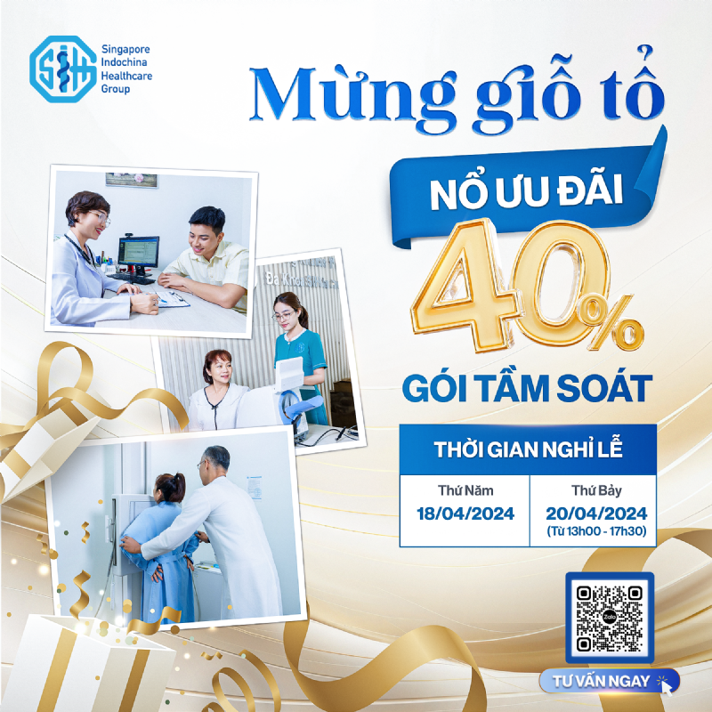 🔥 MỪNG GIỖ TỔ - NỔ ƯU ĐÃI GÓI TẦM SOÁT 40%