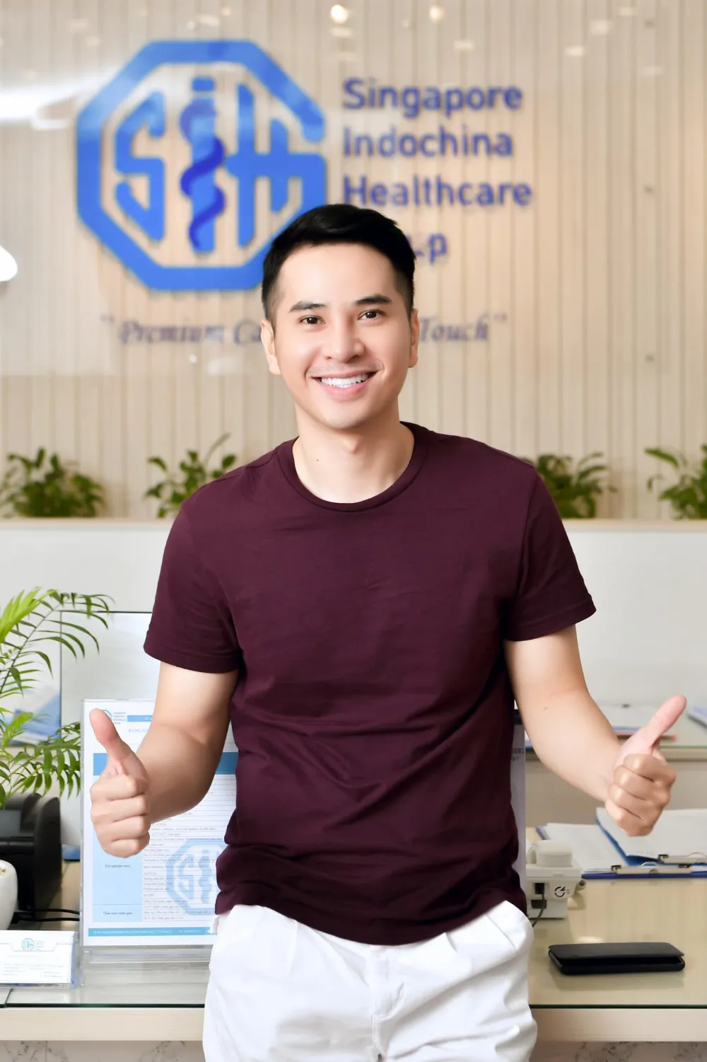 Khách hàng diễn viên Huy Anh