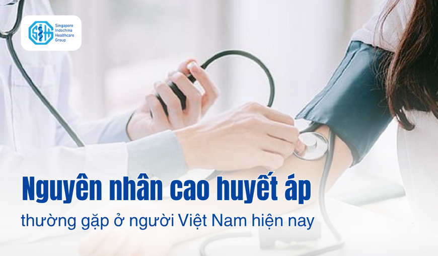 Nguyên nhân cao huyết áp thường gặp ở người Việt Nam hiện nay