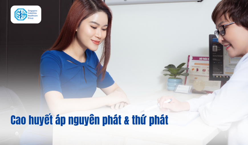 Cao huyết áp nguyên phát và thứ phát khác nhau thế nào?