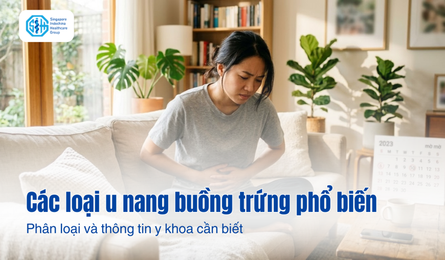 Các loại u nang buồng trứng phổ biến: Phân loại và thông tin y khoa cần biết