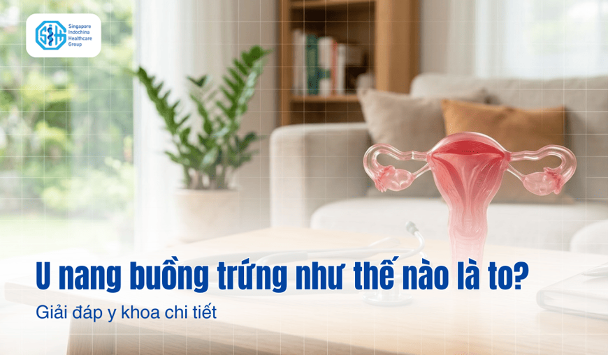 Kích thước u nang buồng trứng bao nhiêu là to? Giải đáp y khoa chi tiết