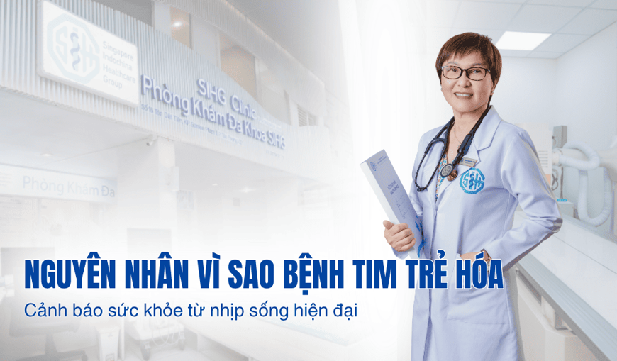 Nguyên nhân vì sao bệnh tim trẻ hóa: Cảnh báo sức khỏe từ nhịp sống hiện đại