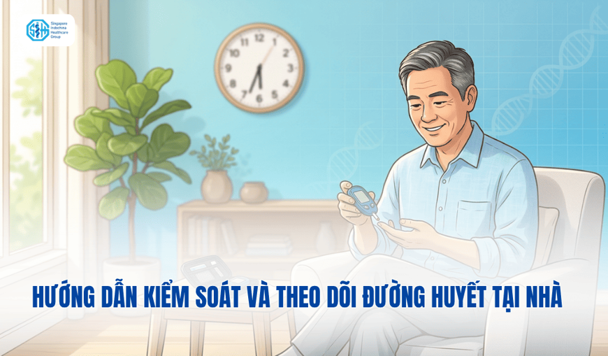 Hướng dẫn kiểm soát theo dõi đường huyết tại nhà