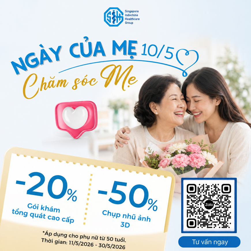 10/5 - NGÀY CỦA CỦA MẸ - CÙNG SHIG CHĂM SÓC MẸ VỚI GÓI KIỂM TRA SỨC KHỎE ĐỊNH KỲ CHUYÊN SÂU