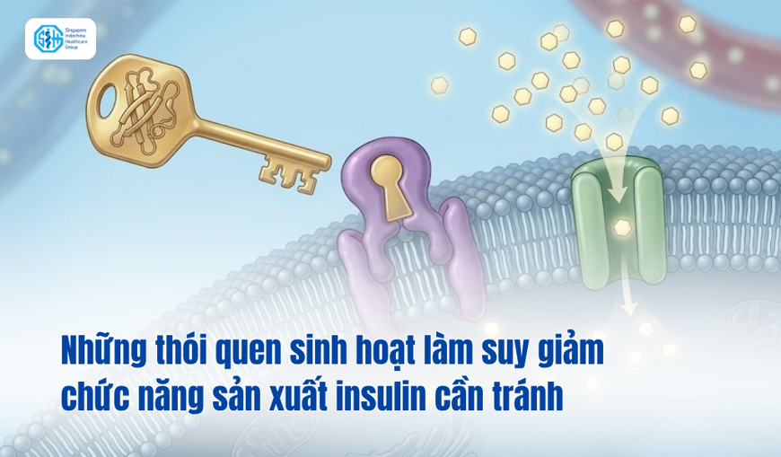 Những thói quen sinh hoạt làm suy giảm chức năng sản xuất insulin cần tránh