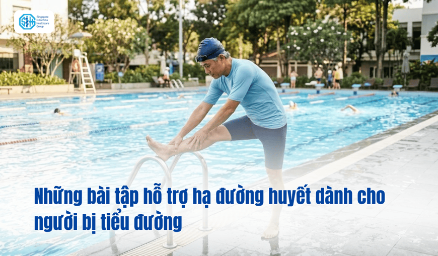 Những bài tập làm hạ đường huyết dành cho người bị tiểu đường