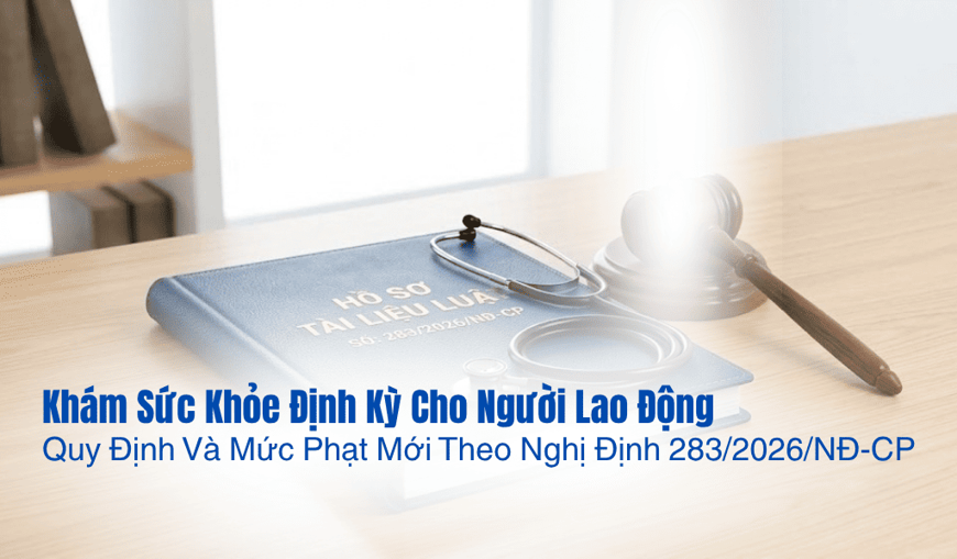 Khám Sức Khỏe Định Kỳ Cho Người Lao Động: Quy Định Và Mức Phạt Mới Theo Nghị Định 283/2026/NĐ-CP