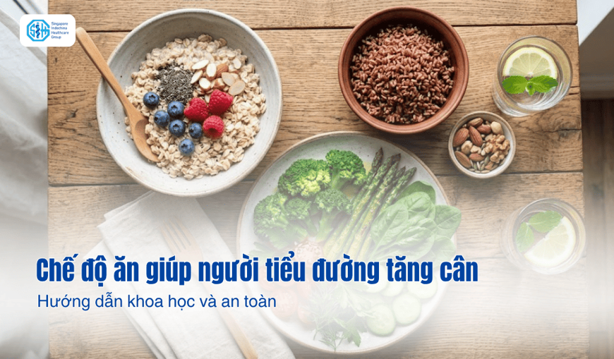 Chế độ ăn giúp người tiểu đường tăng cân: Hướng dẫn khoa học và an toàn