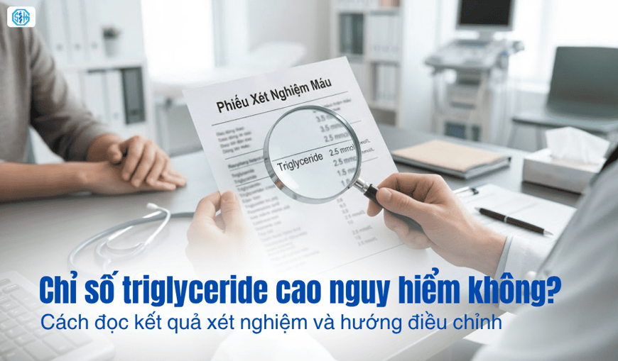Chỉ số triglyceride cao nguy hiểm không? Cách đọc kết quả xét nghiệm và hướng điều chỉnh