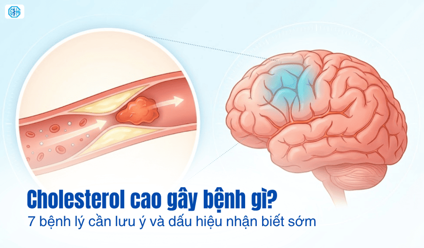 Cholesterol cao gây bệnh gì? 7 bệnh lý cần lưu ý và dấu hiệu nhận biết sớm
