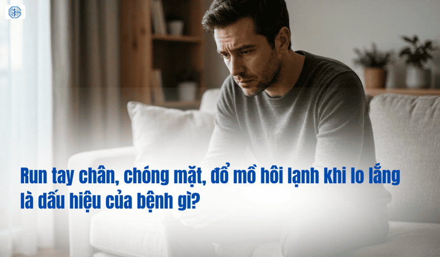 Run tay chân, chóng mặt, đổ mồ hôi lạnh khi lo lắng là dấu hiệu của bệnh gì?
